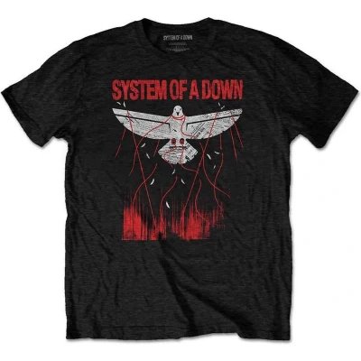 Afbeelding van System Of A Down Dove Overcome Heren T shirt XXL Zwart