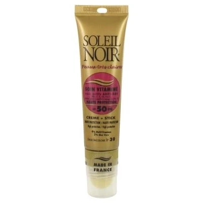 Afbeelding van Soleil Noir Combi Soin Vitaminé SPF50 + Stick SPF30 22ml Crème 22 ml