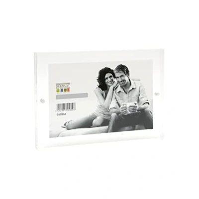 Afbeelding van Deknudt Frames fotolijst S58SA2 transparant plexi 10x15 cm
