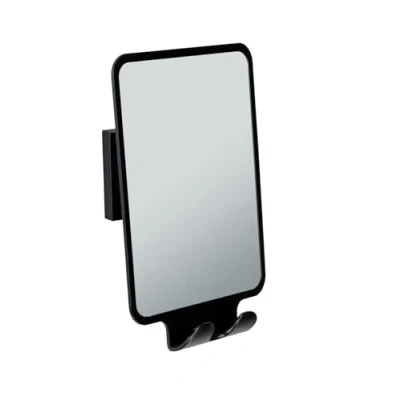 Afbeelding van Lustro kosmetyczne z wieszakiem 14x19.5 cm Quadro Black Wenko