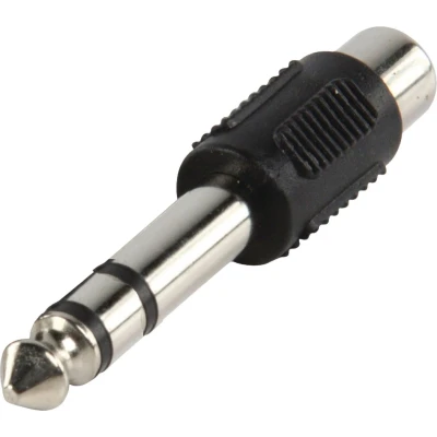 Afbeelding van 6,35mm Jack stereo (m) Tulp mono (v) audio adapter