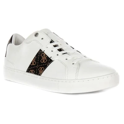 Afbeelding van Guess TODI Sneakers laag, Heren, Maat: 41, Mehrfarbig weiß Pu