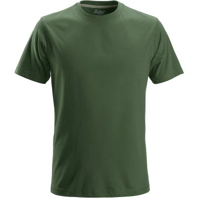 Afbeelding van Snickers 2502 Classic T shirt Bosgroen S