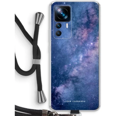 Afbeelding van Case Company® hoesje met Koord geschikt voor Xiaomi 12T Nebula Telefoonhoesje Zwart Bescherming aan alle Kanten en Over de Schermrand