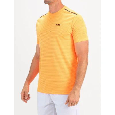 Afbeelding van Sjeng Sports Tex Tennisshirt Heren Orange Clown Fish S Oranje
