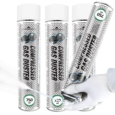Afbeelding van AABCOOLING Home&amp;Office Compressed Gas Duster 750 ml Freeze koude luchtspray, diagnostische hulp, bom, spray tot 50 C, auto en motorfiets 3 stuks BE