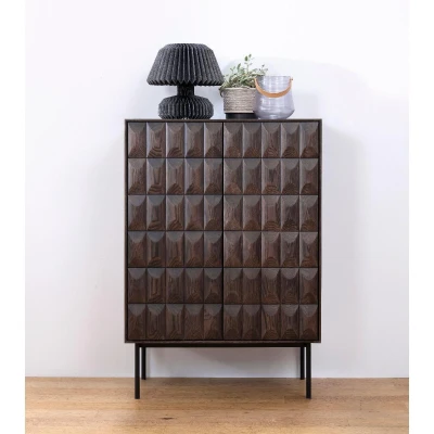 Afbeelding van Magnus eiken drankkast 90 cm espresso