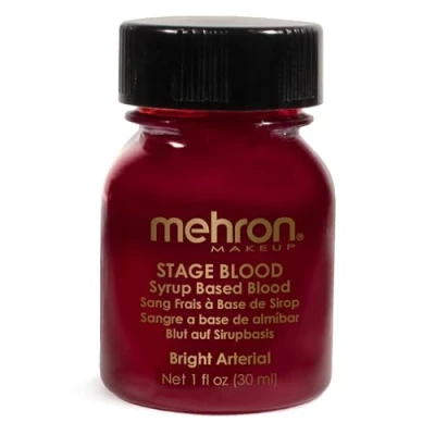 Afbeelding van Mehron Nep Bloed Light Arterial /Licht Slagaderlijk 30 ml met penseel