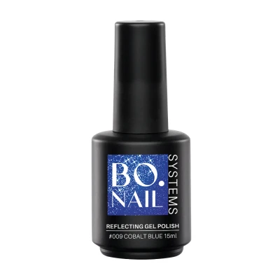 Afbeelding van BO.NAIL SYSTEMS BO Reflecting Gel Polish #009 Cobalt Blue (15ml) Blauw