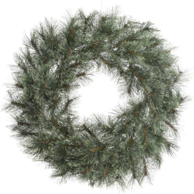 Afbeelding van Cashmere krans dia63x20cm groen