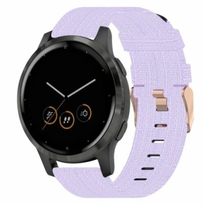 Afbeelding van Huawei GT 4 41mm Canvas nylon bandje Lila Horlogebandje