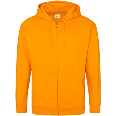 Afbeelding van Vegan Hoodie met ritssluiting en capuchon Orange Crush L