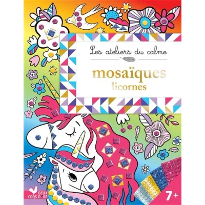 Image de Mosaïques mousse licornes pochette avec accessoires