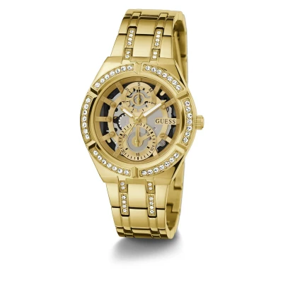 Afbeelding van Guess Allara Horloge Gold coloured, Dames, Maat: One Size, coloured