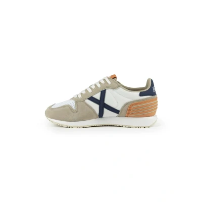 Afbeelding van Munich Massana CLUB Sneakers laag, Heren, Maat: 46, Beige Kunststof/ textiel