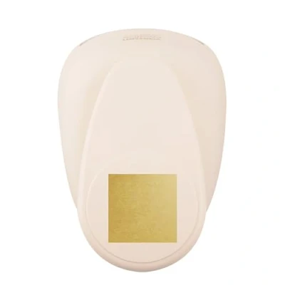 Afbeelding van Vaessen Creative Vierkante perforator, 3,5 x cm, voor doe het zelfprojecten, scrapbookingpapier, zachte kunststof, bullet journaling, wenskaarten, snijpapier, etiketten, decoraties
