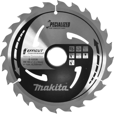 Afbeelding van Makita Hm Zaagblad Effi Compo 185X30x24t E 12164