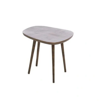 Afbeelding van Puno bijzettafel 48x32x37cm antiek brons