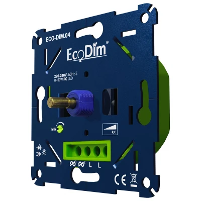 Afbeelding van EcoDim Universele led dimmer 0 150W fase afsnijding RC ECO DIM04