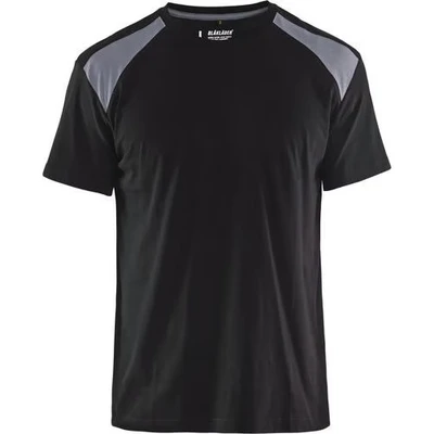 Image de T shirt noir/gris