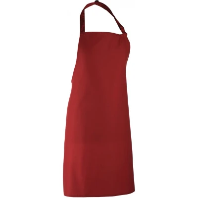 Afbeelding van Premier Colours Bib Apron PR150 Burgundy