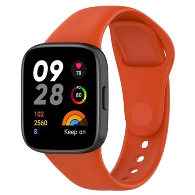Afbeelding van Siliconen bandje Oranje Xiaomi Redmi Watch 3