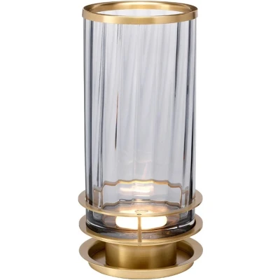 Afbeelding van Quintiesse LED Tafellamp Arno 9W 3000K 600Lm 830 Aged Brass