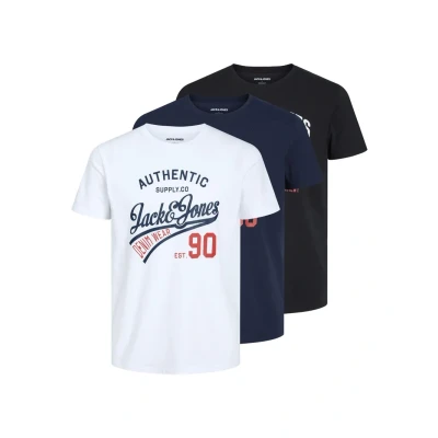 Afbeelding van JACK &amp; JONES JJETHAN TEE SS CREW NECK 3PK MP NOOS Heren T shirt Maat XL