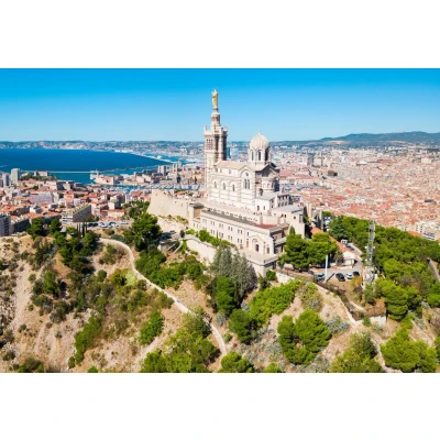 Afbeelding van Bluebird Puzzle Notre Dame de la Garde Marseille 1000 Teile.