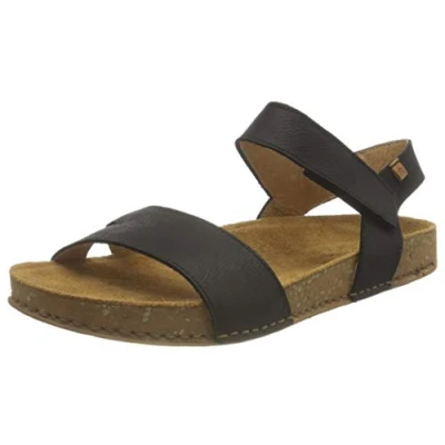 Afbeelding van El Naturalista Balance Sandalen, Dames, Maat: 40, Black Leer
