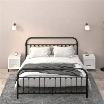 Afbeelding van Nachtkastjes 2 st 40x35x50 cm wit