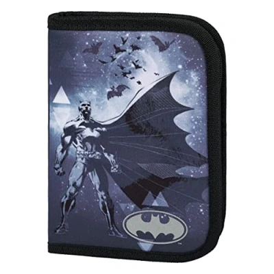 Afbeelding van Baagl pennenetui voor jongens en meisjes Schooltas schrijfwaren Schooltas, Batman Storm,