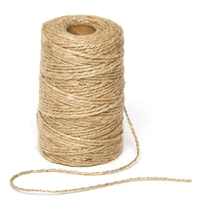 Afbeelding van Baker Ross Jute koord met natuurlijke textuur voor knutselen (2 mm x 1 m), wit