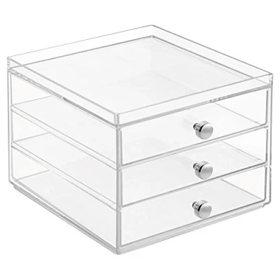 Afbeelding van iDesign Ladekast, Make up Organizer, 3 Lades, 16.4 x 17.7 12.5 cm,