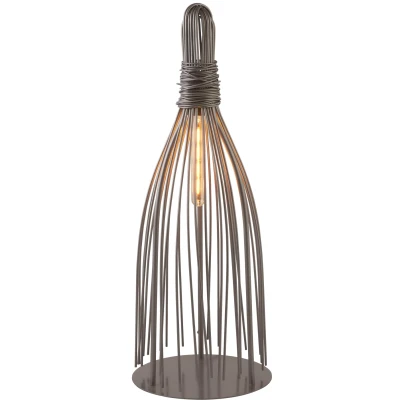 Afbeelding van Searchlight Caraffe Tafellamp 78 Cm Grijs