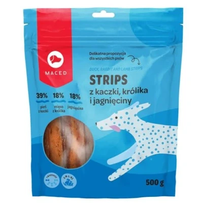 Afbeelding van Snack voor honden Maced Lam Eend Konijnenvlees 500 g
