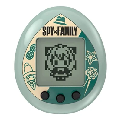 Afbeelding van Bandai 88981 Tamagotchi Spy X Family, groene kleur, virtueel dier zorgt voor en veel plezier met Anya, speciale editie