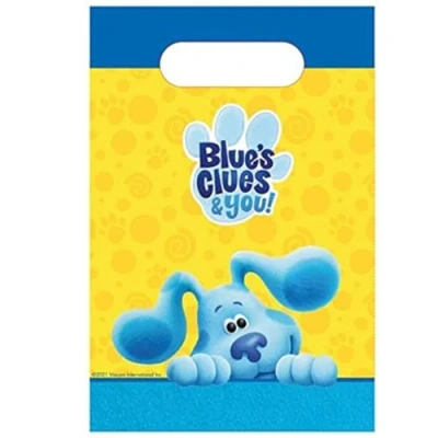 Afbeelding van Amscan Blue&#039;s Clues Feestzakjes (8 stuks)