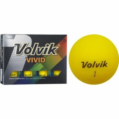 Afbeelding van Volvik Vivid Golfballen Geel