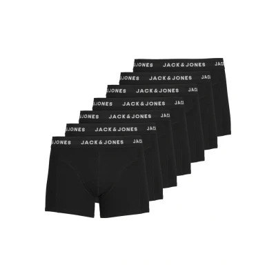 Afbeelding van Jack &amp; Jones Jachuey Trunks 7 PACK Onderbroeken, Heren, Maat: Small, Black