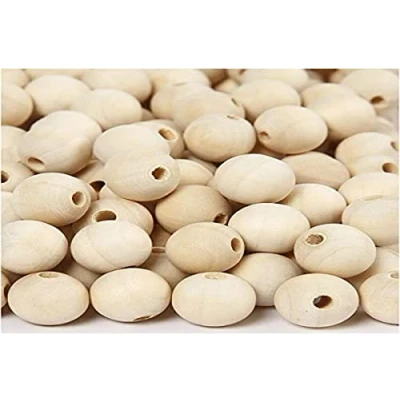Afbeelding van Houten Kraal, 15 mm, 3 China Berry, 500 Stuk