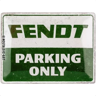 Afbeelding van Wandbord Fendt Parking Only
