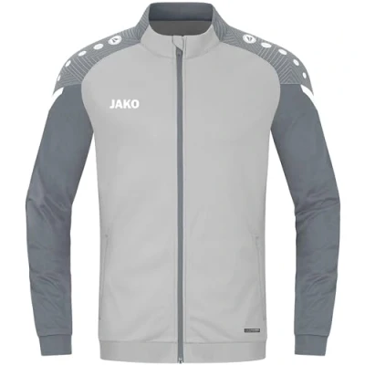Afbeelding van JAKO Performance Uniseks kinderjas, polyester, lichtgrijs/steengrijs