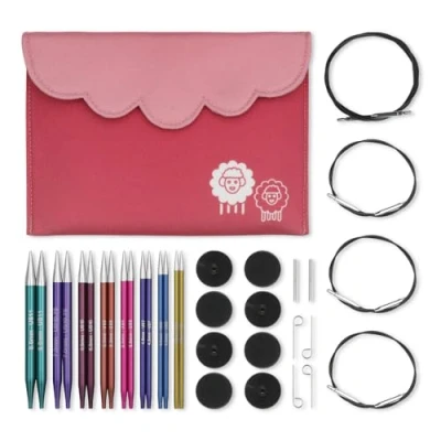Afbeelding van KnitPro Zing Deluxe verwisselbare naaldenset 3.5 8.0mm