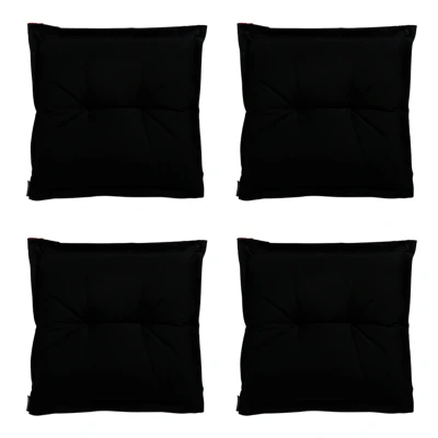 Afbeelding van Madison Zitkussen Universeel Panama Black 50x50 Zwart 4 Stuks