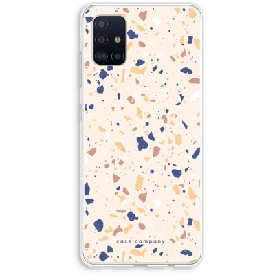 Afbeelding van Case Company® hoesje geschikt voor Samsung Galaxy A51 4G Terrazzo N23 Soft Cover Telefoonhoesje Bescherming aan alle Kanten en Schermrand