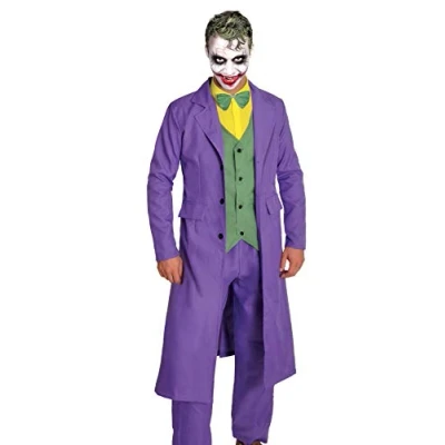 Afbeelding van Ciao 11684 Joker kostuum voor heren, paars, maat XL (52 54)
