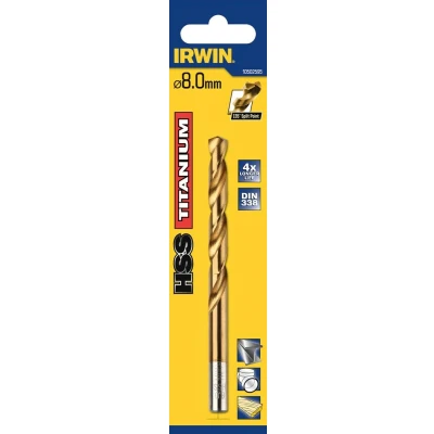 Afbeelding van Irwin metaalboor DIN 338 HSS Titanium 135 3.2x65mm