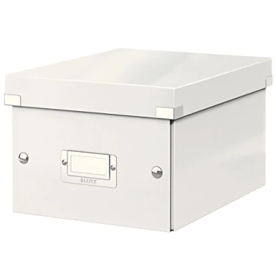 Afbeelding van Opbergbox Leitz WOW Click &amp; Store 220x160x82mm wit