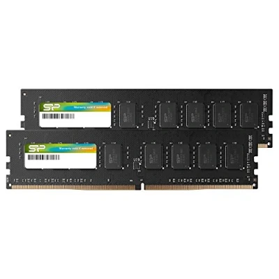 Afbeelding van SP Silicon Power 32 GB (2 X 16 GB) DDR4 2666 MHz 288 pins CL19 1,2 V zonder ECC Unbuffered UDIMM voor desktop, compatibel met Intel Skylake platforms/Kaby Lake CPU Series